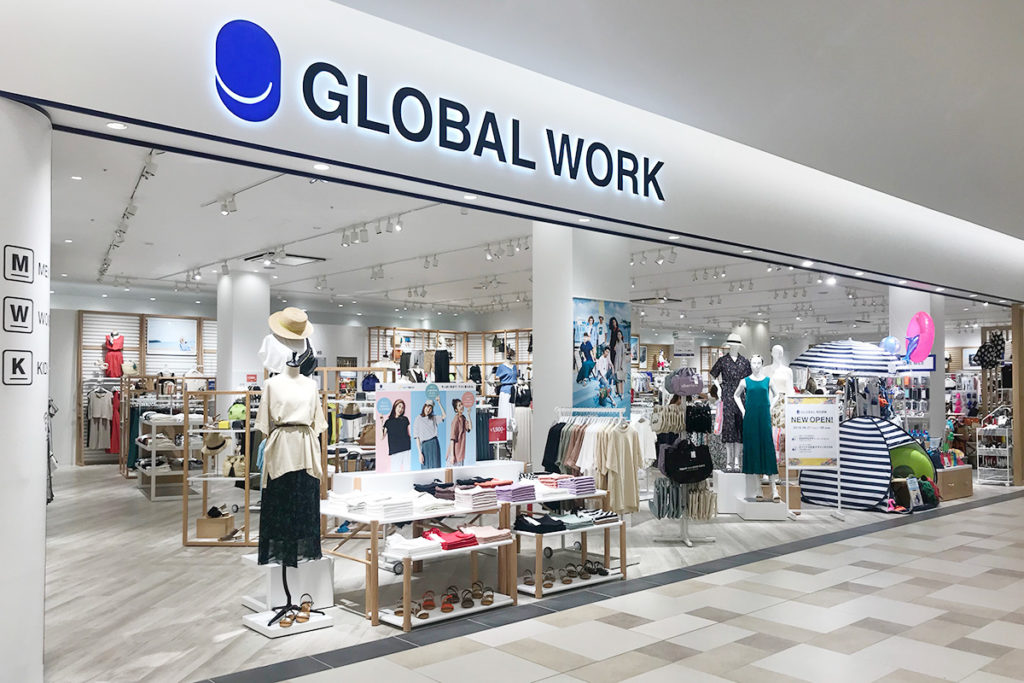 Global Work 浦添パルコシティ店 New Open News グローバルワーク Global Work オフィシャルブランドサイト
