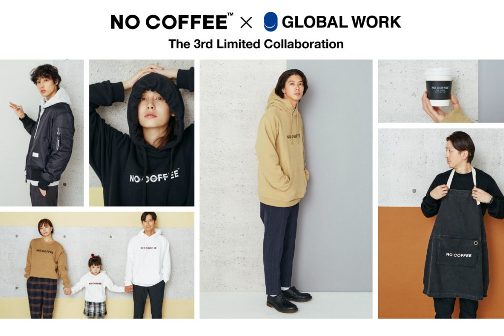 NO COFFEE × GLOBAL WORK コラボアイテム第3弾を12月6日(金)に発売